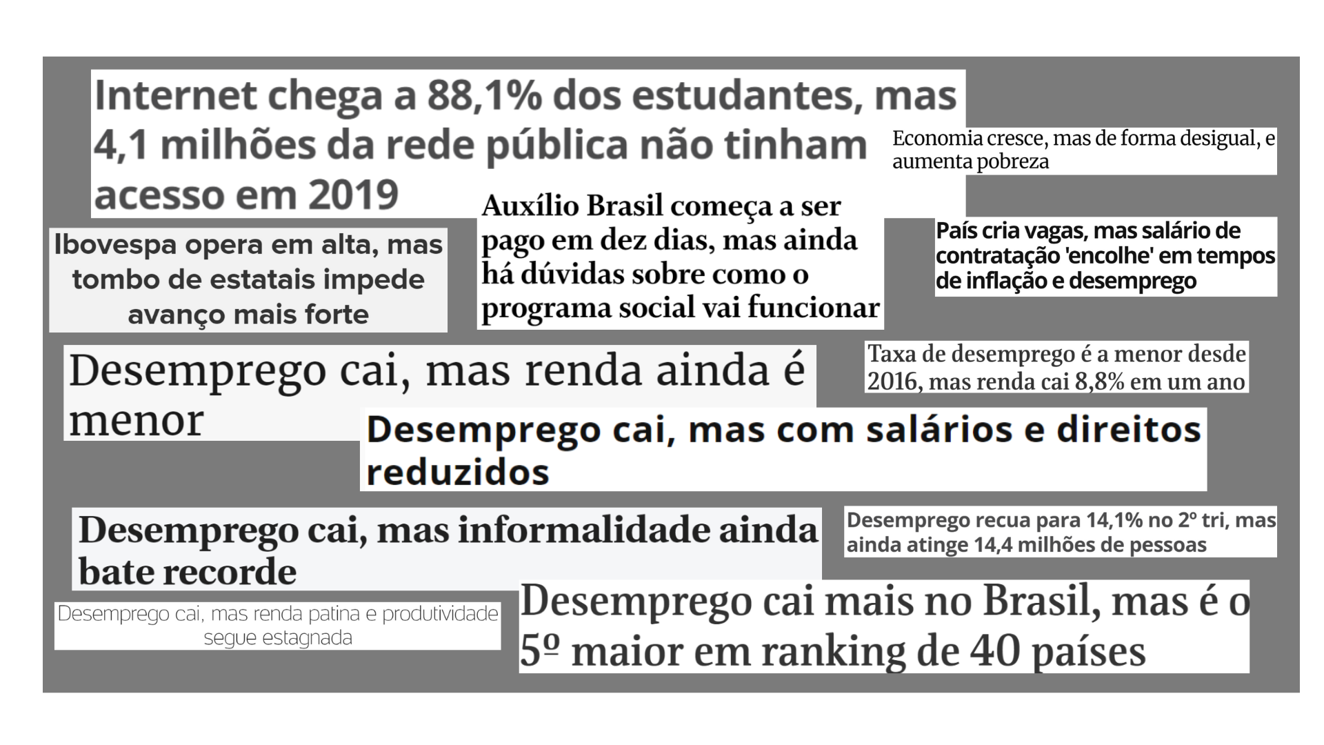 jornalismo negativo títulos notícias